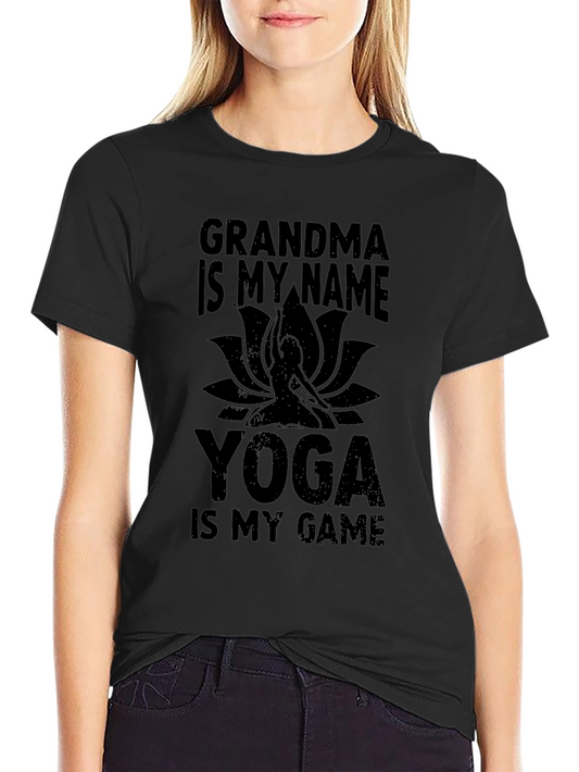 Grandma Yoga T-Shirt - Funny Yoga Lover Tee