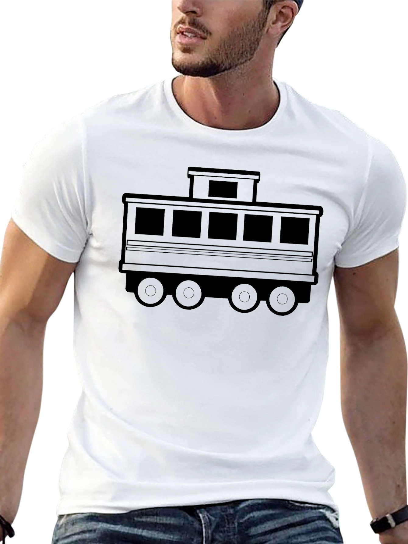 Caboose Train Graphic Tee