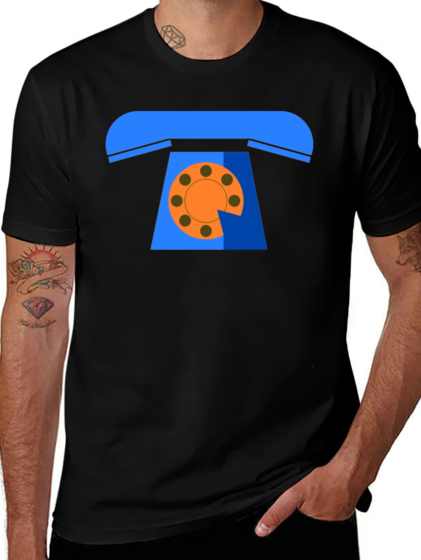 Retro Rotary Phone Graphic Tee