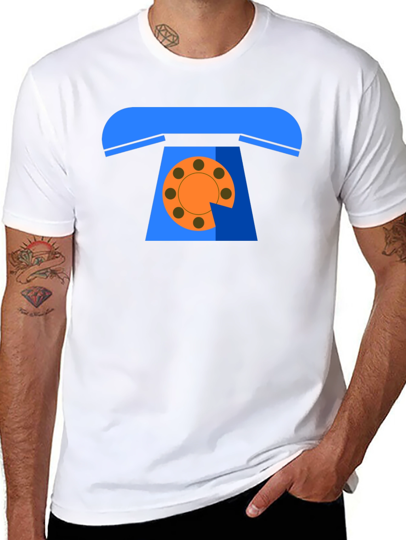 Retro Rotary Phone Graphic Tee
