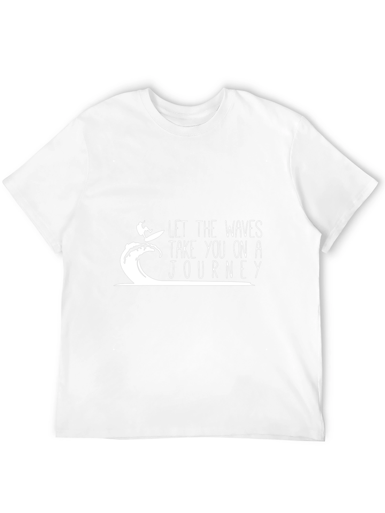 Surfing Waves Journey Black Tee