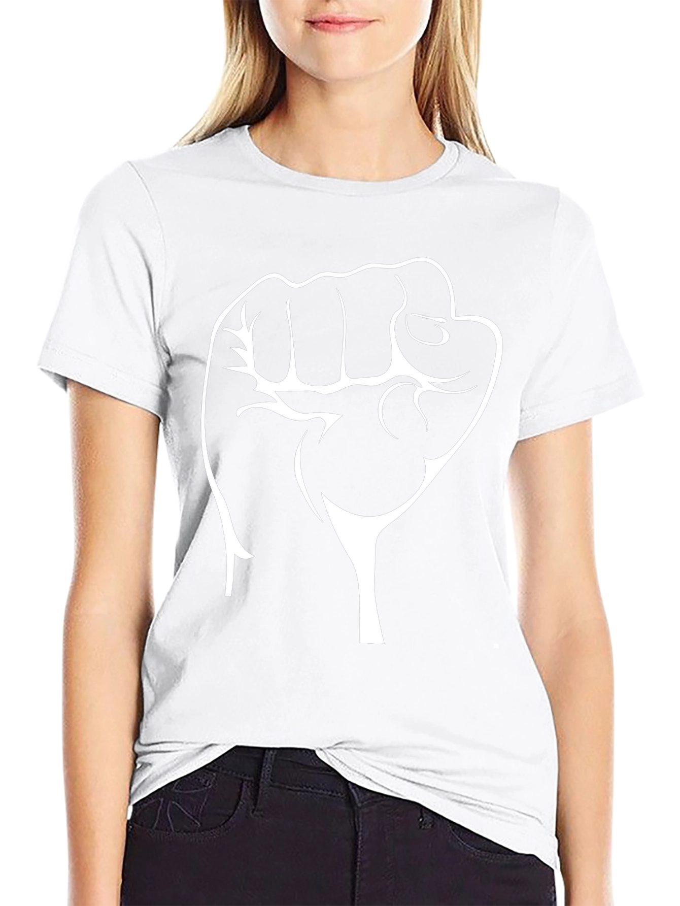 Black Power Fist Graphic T-Shirt