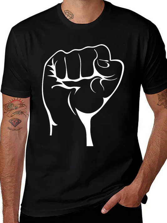 Black Power Fist Graphic T-Shirt