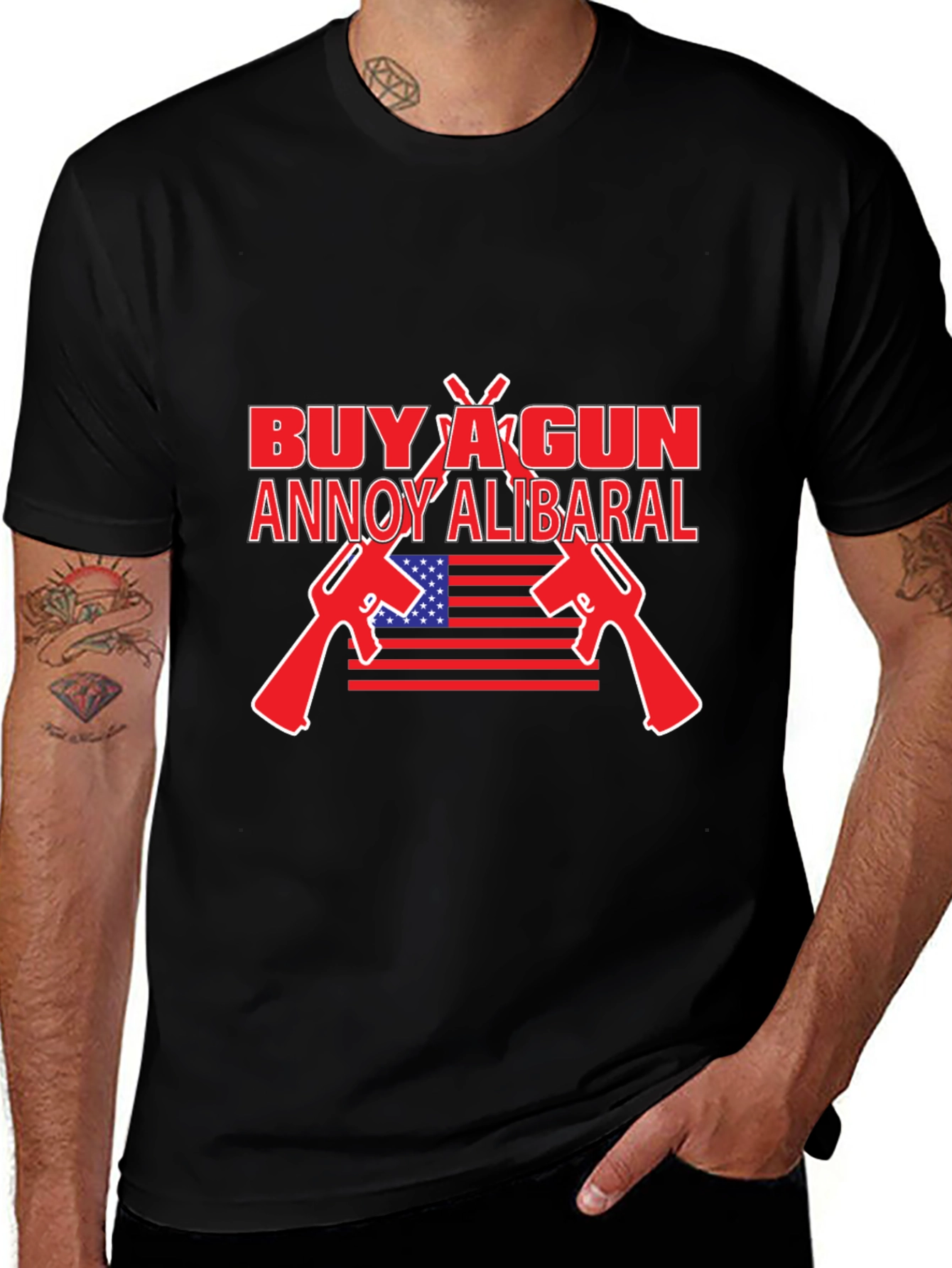 Buy A Gun Annoy Alibaral T-Shirt