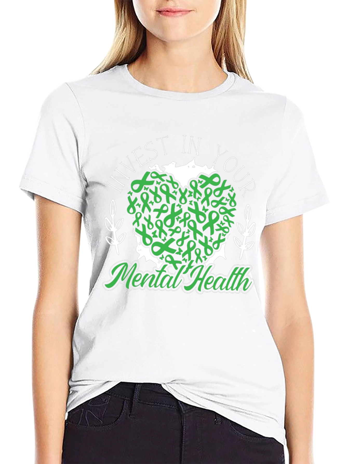 Invest in Your Mental Health Black T-Shirt