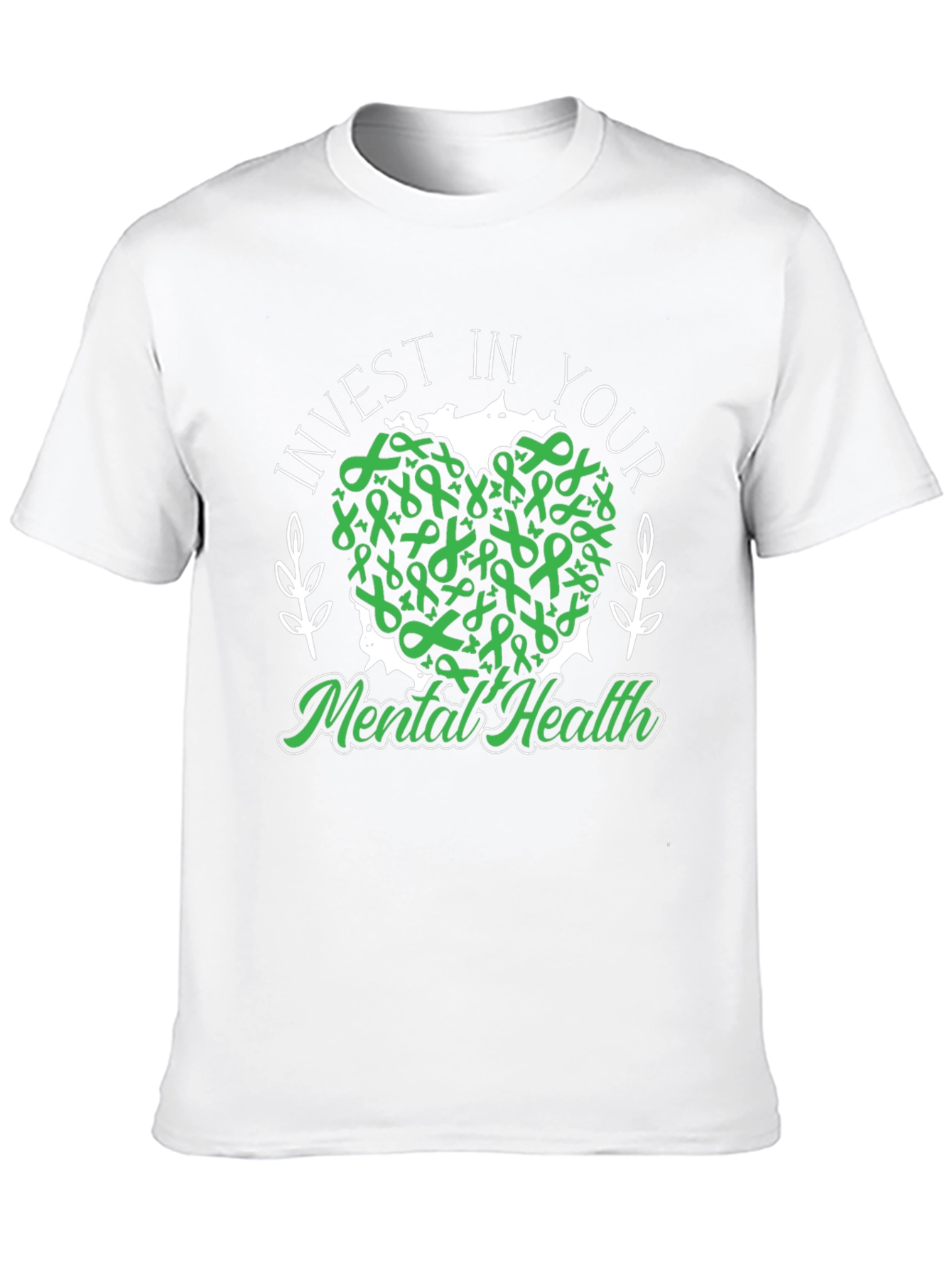 Invest in Your Mental Health Black T-Shirt