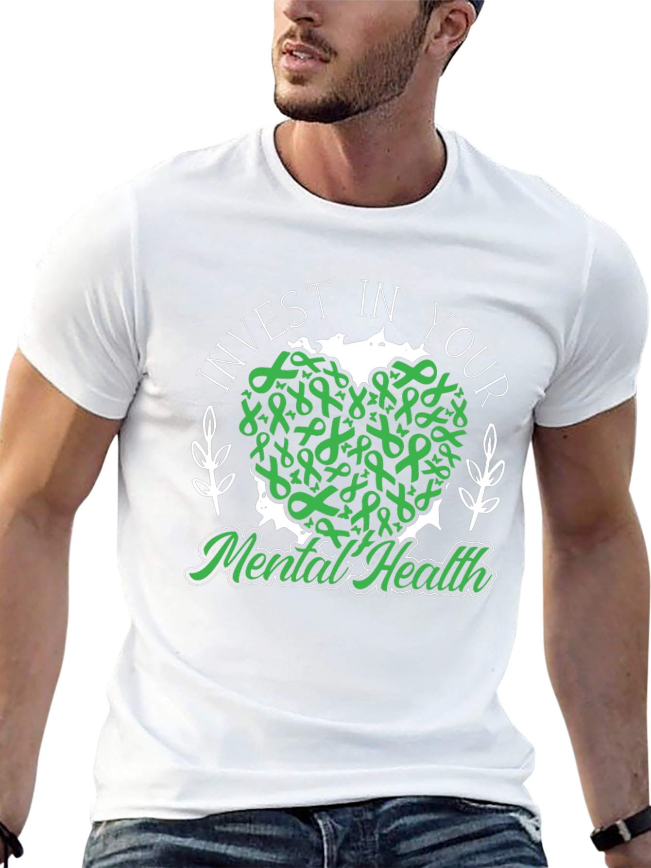 Invest in Your Mental Health Black T-Shirt