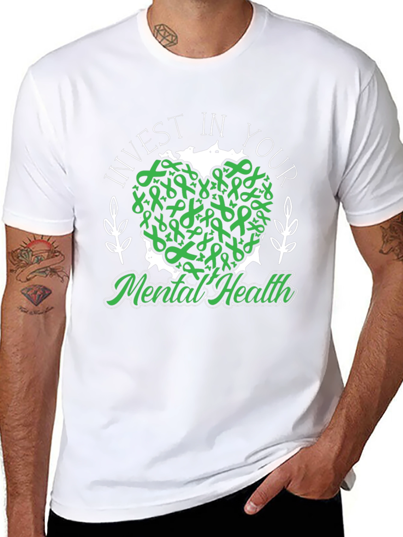 Invest in Your Mental Health Black T-Shirt