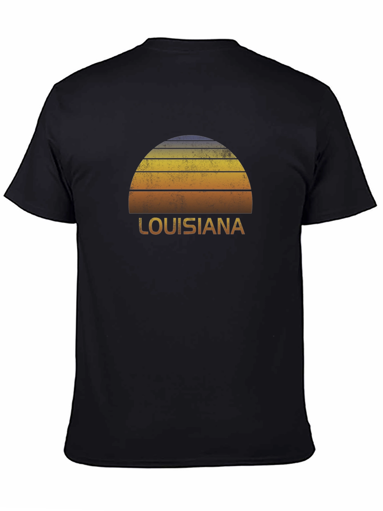 Louisiana Sunset Graphic Tee - Retro Style