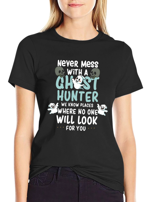 Ghost Hunter T-Shirt - Halloween Design
