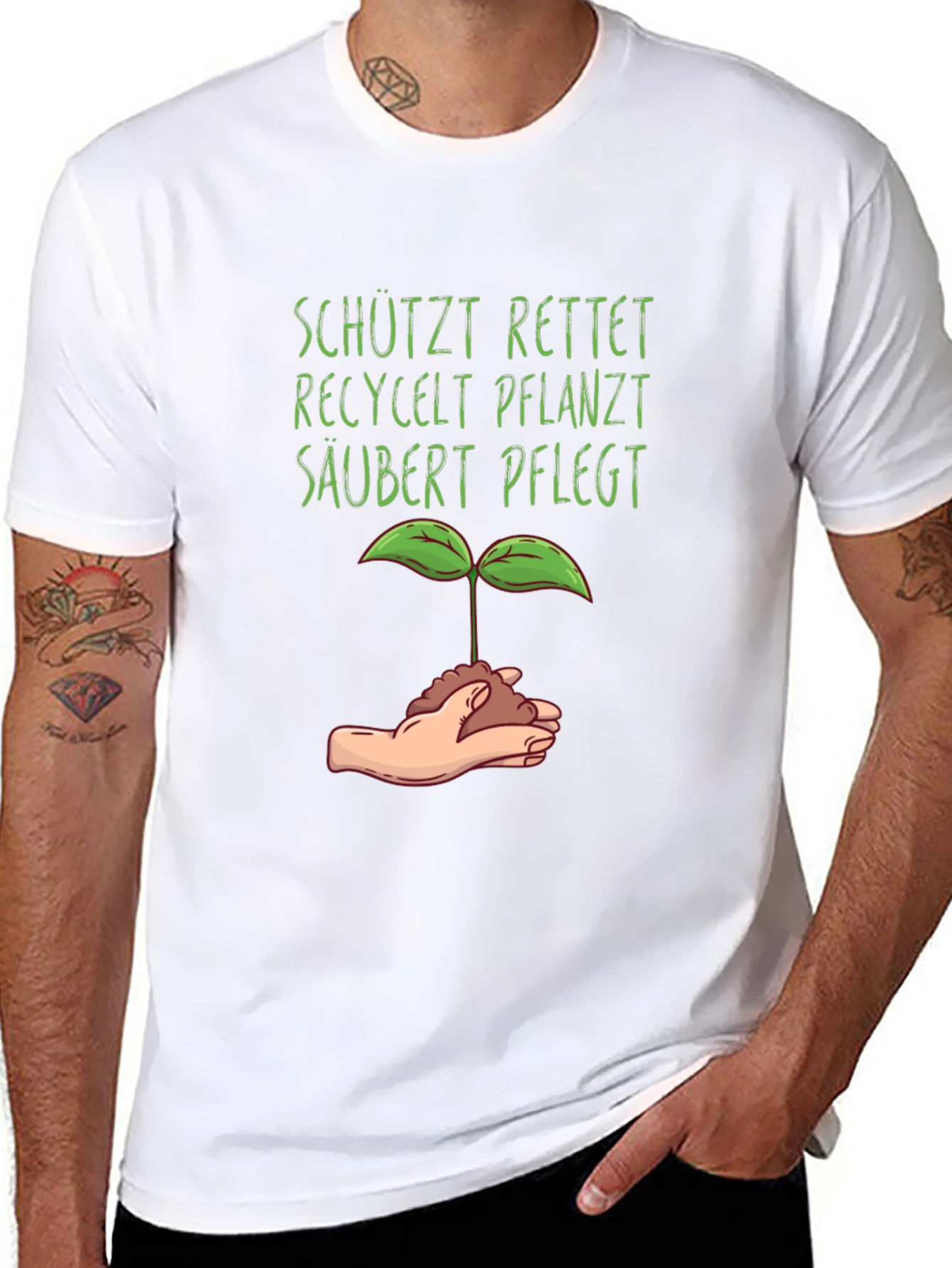 Eco-Friendly Graphic Tee - Protect Our Planet