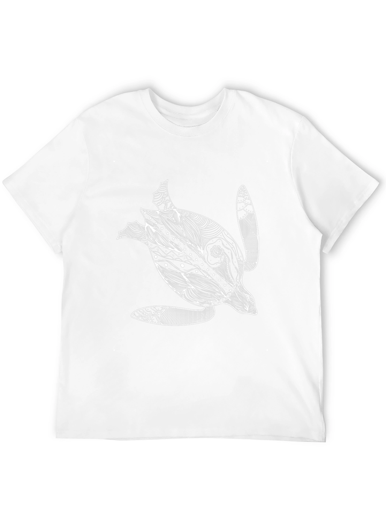 Turtle Graphic Tee - Black Cotton T-Shirt
