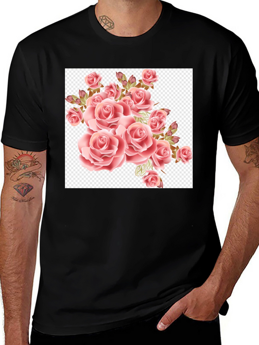 Floral Roses T-Shirt - Soft Graphic Tee