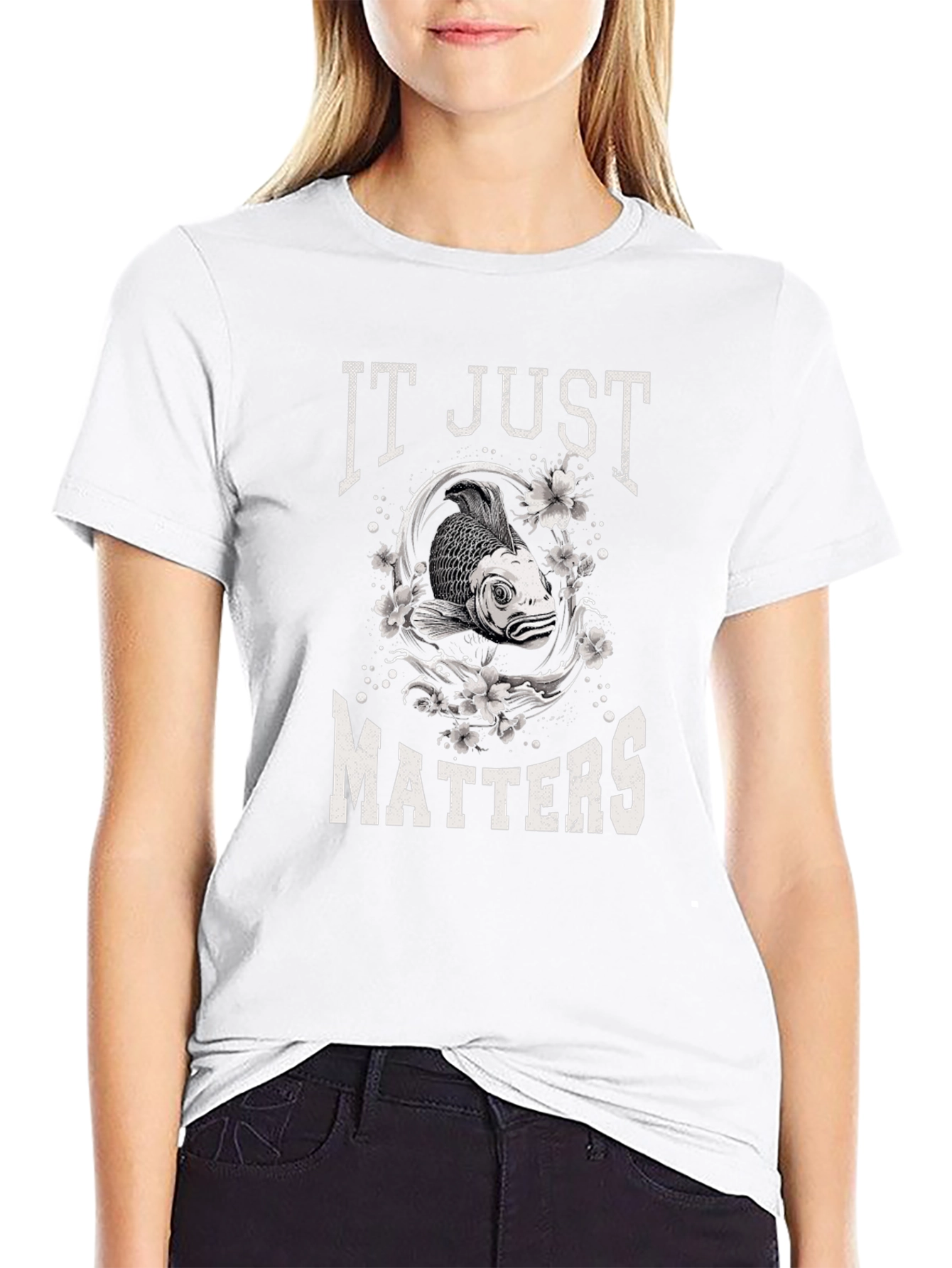 Koi Fish Graphic Tee - It Just Matters