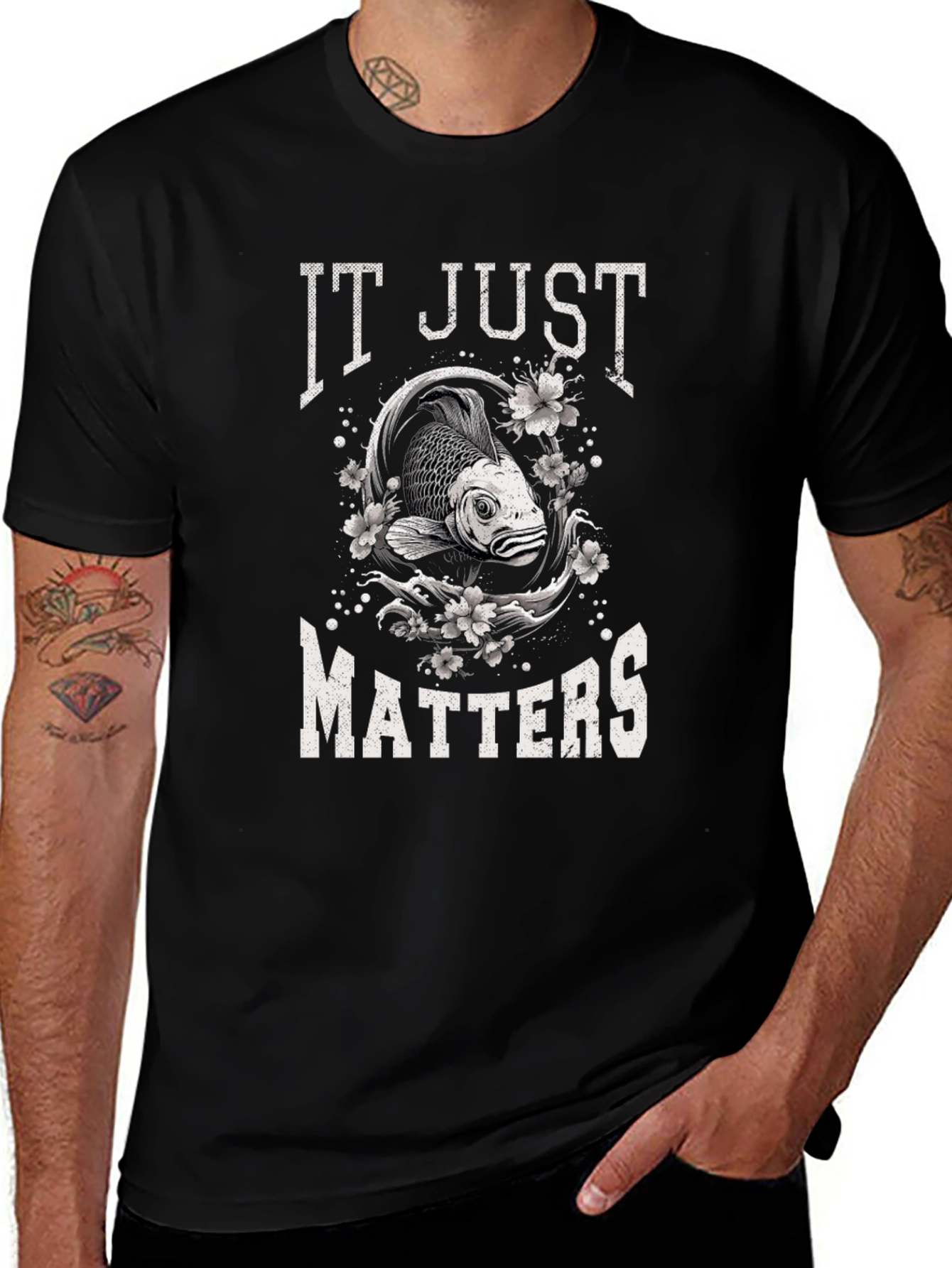 Koi Fish Graphic Tee - It Just Matters