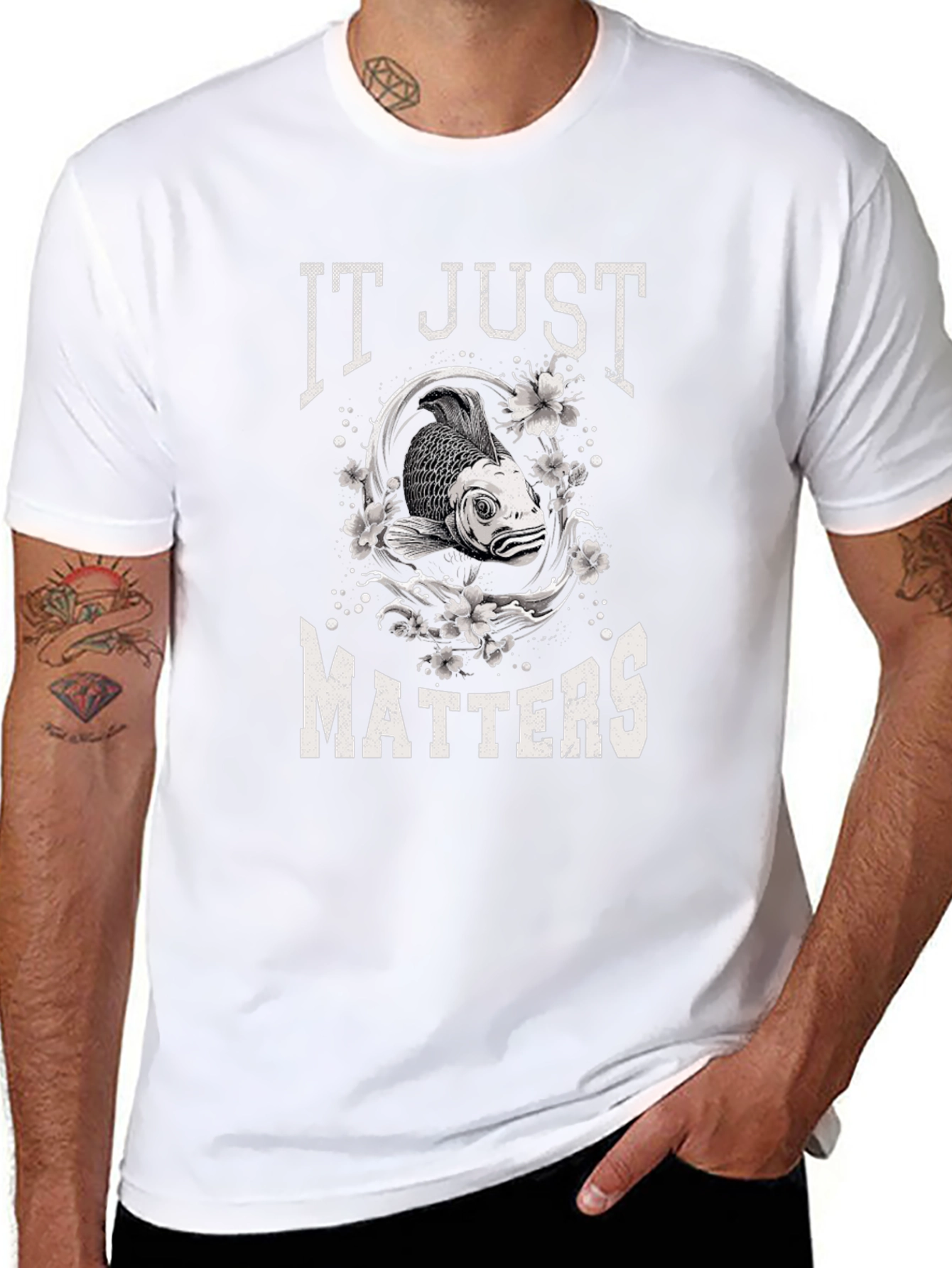 Koi Fish Graphic Tee - It Just Matters