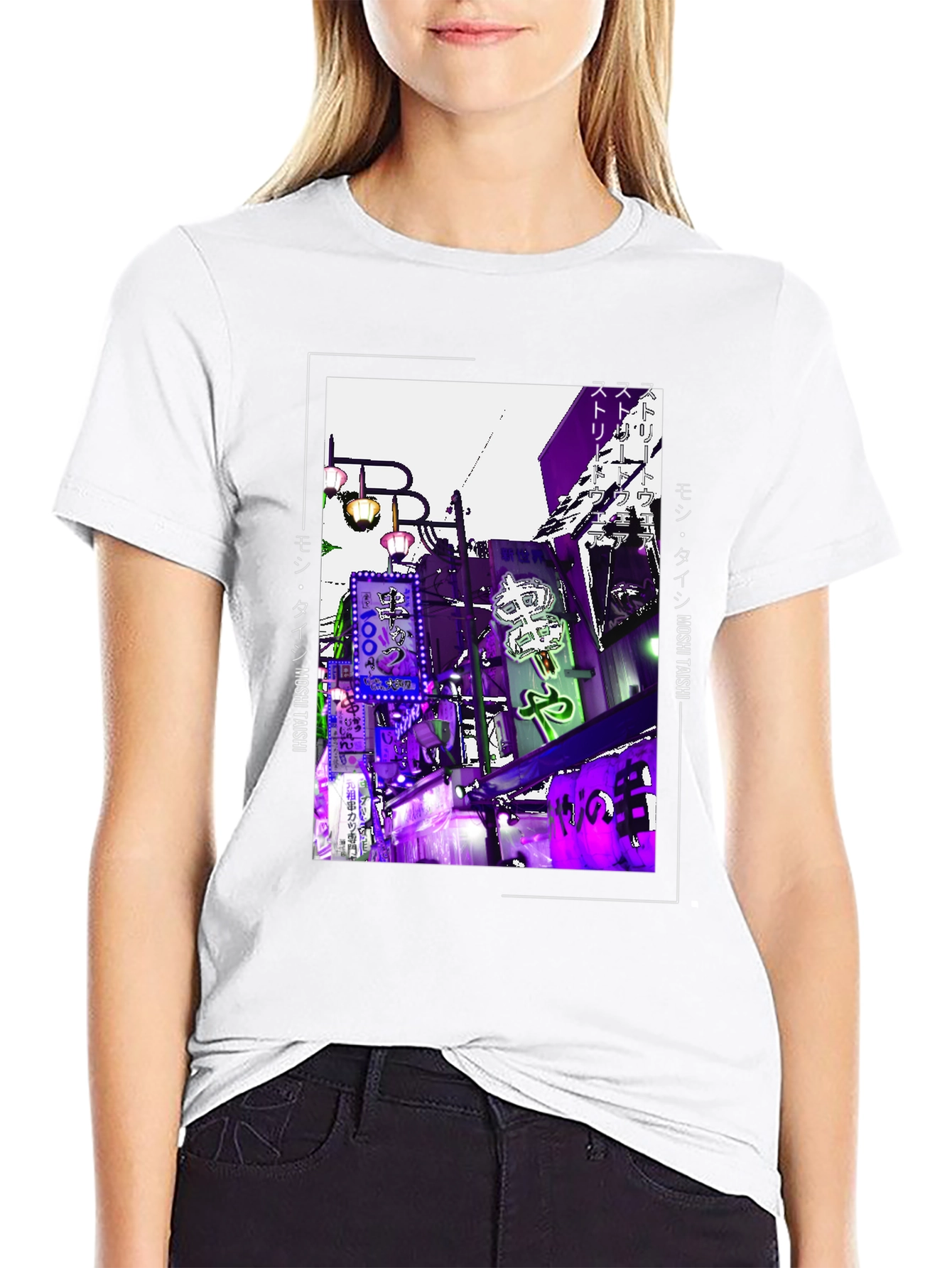 Neon Tokyo Graphic T-Shirt
