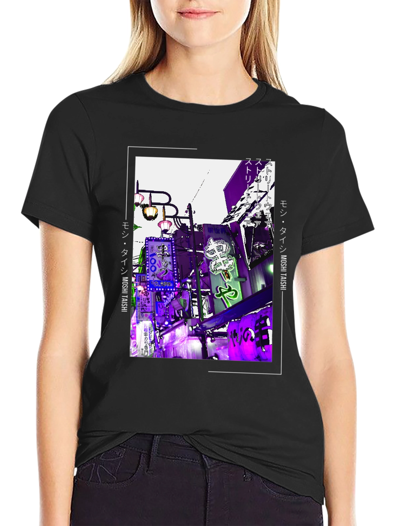 Neon Tokyo Graphic T-Shirt