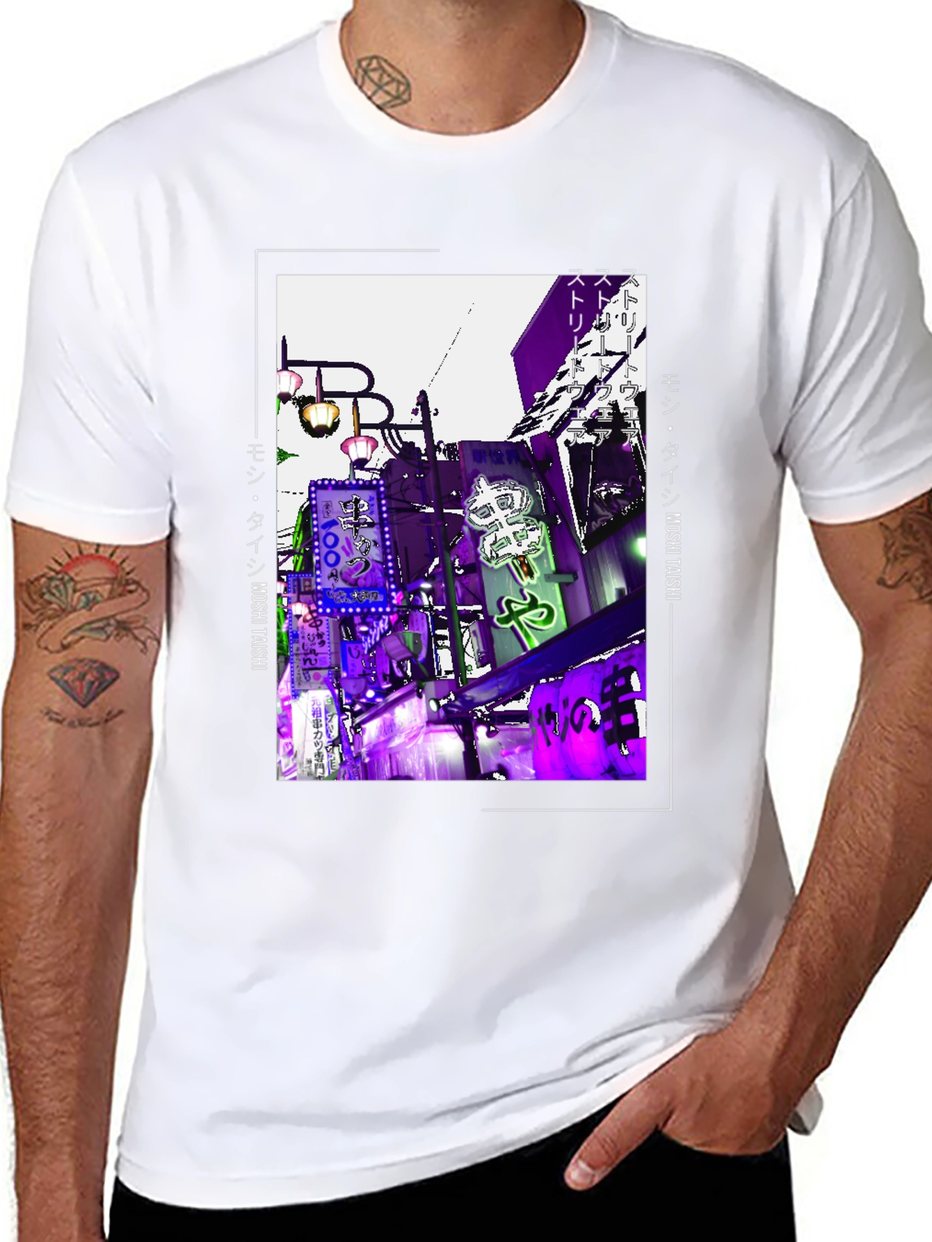 Neon Tokyo Graphic T-Shirt