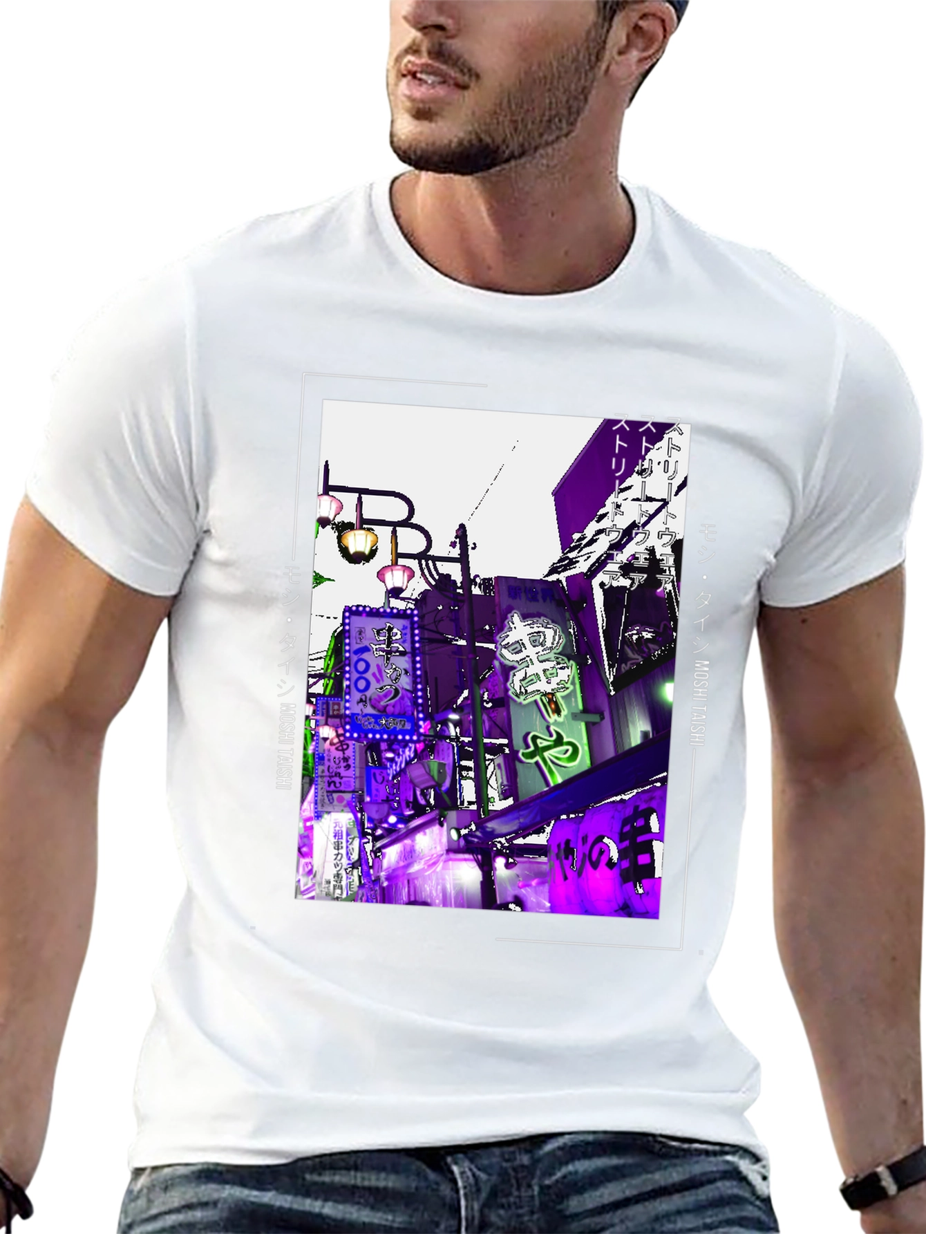 Neon Tokyo Graphic T-Shirt