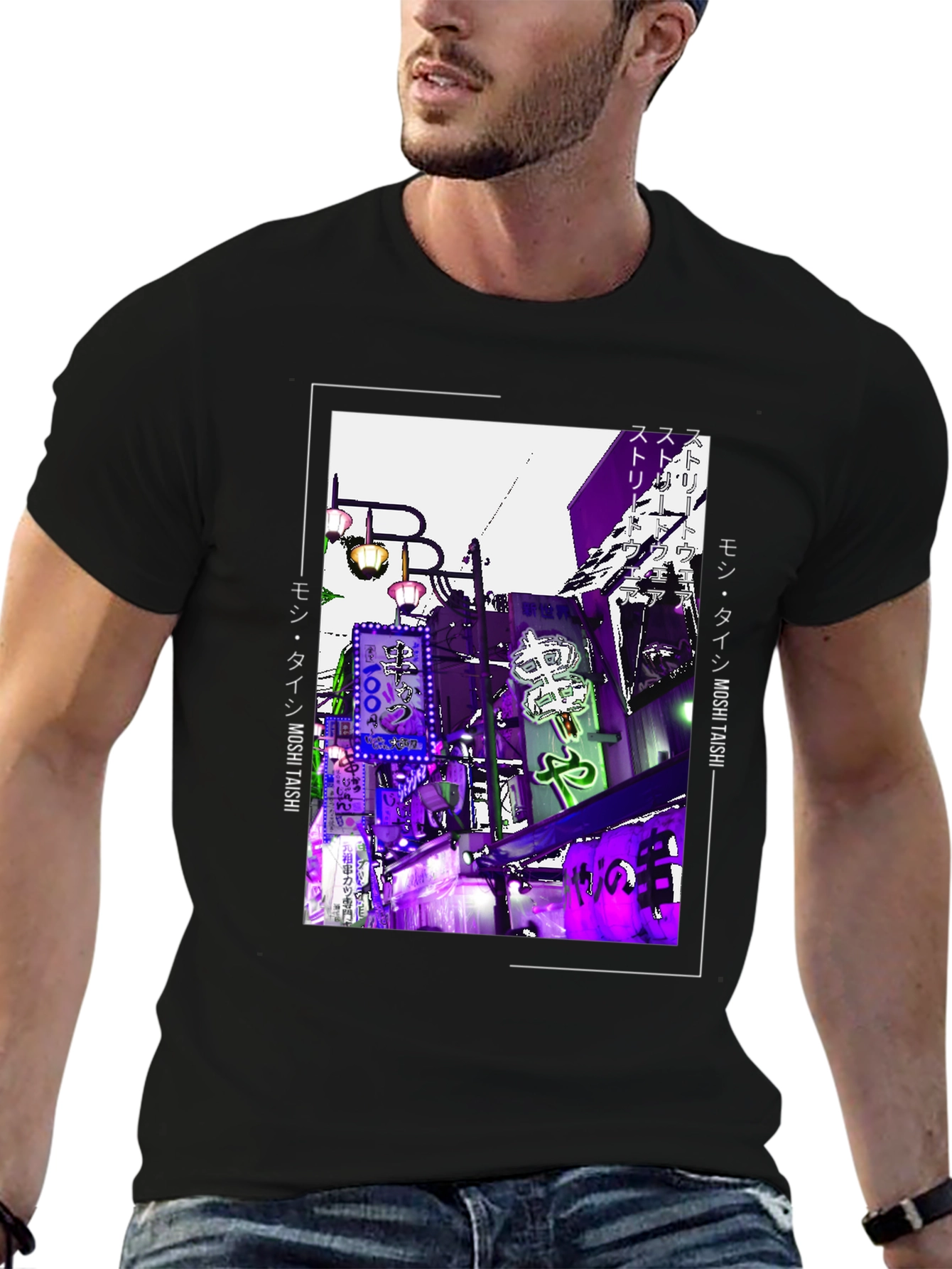 Neon Tokyo Graphic T-Shirt