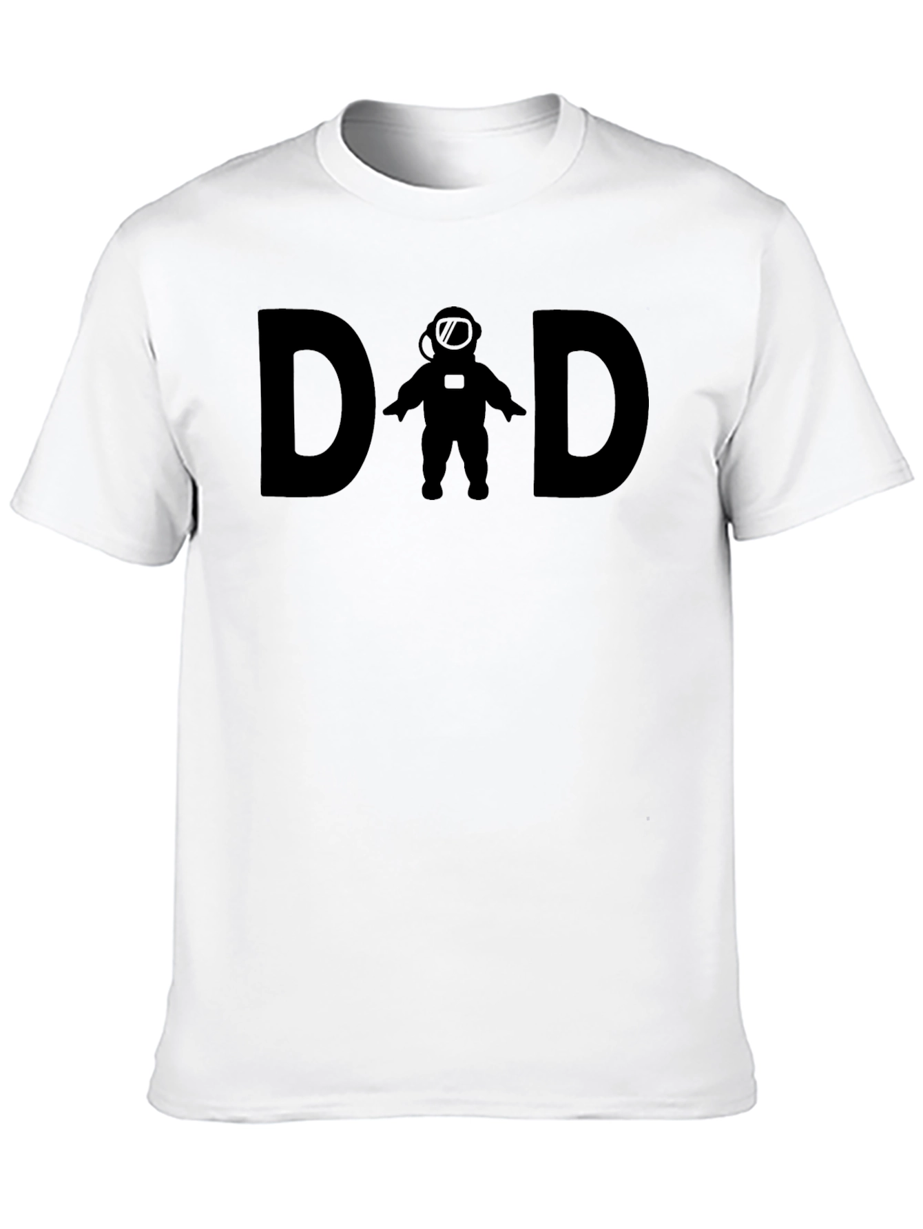 Dad Astronaut Graphic T-Shirt - Space Father Tee