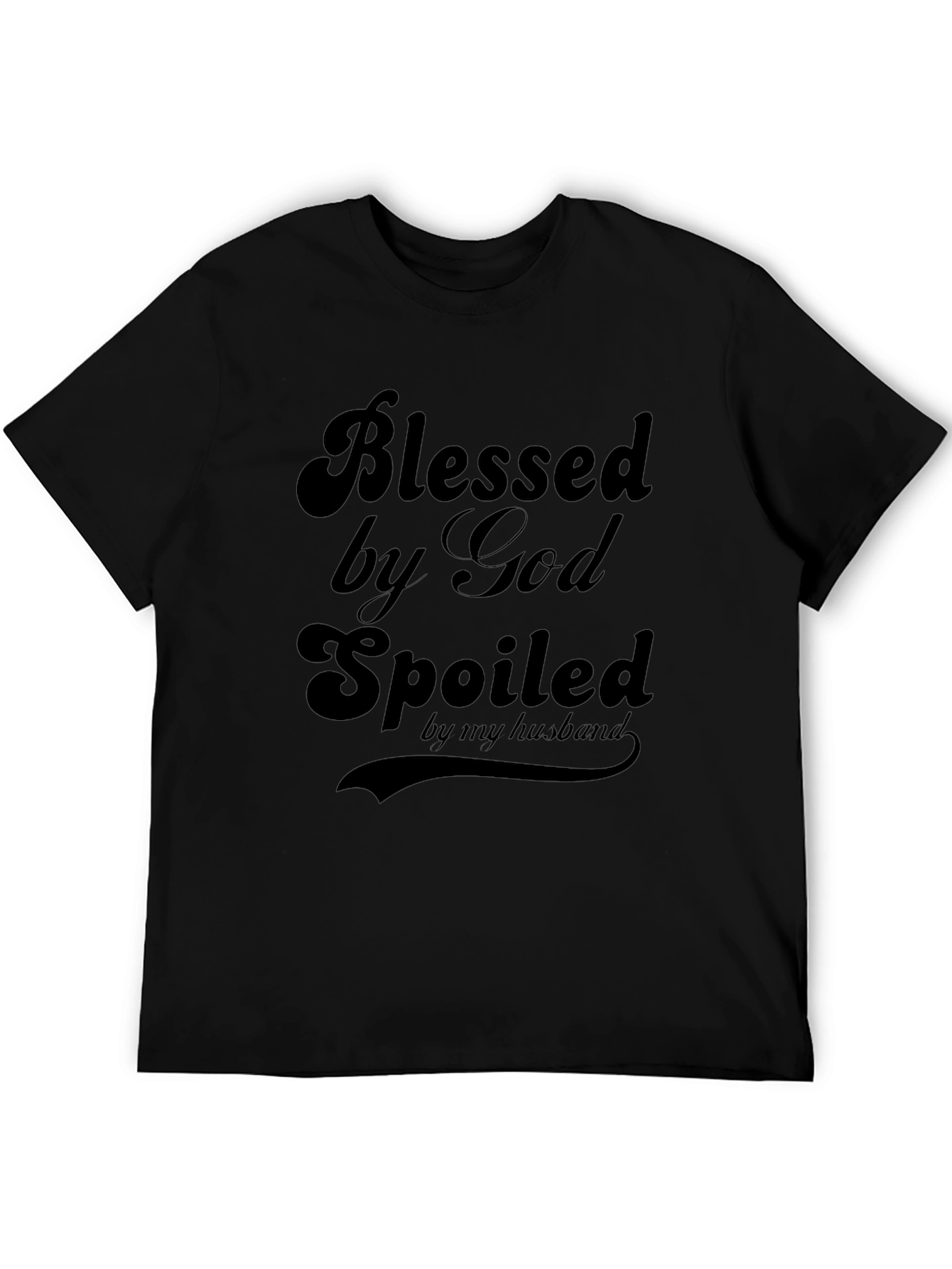 Blessed By God Spoiled by Husband T-Shirt