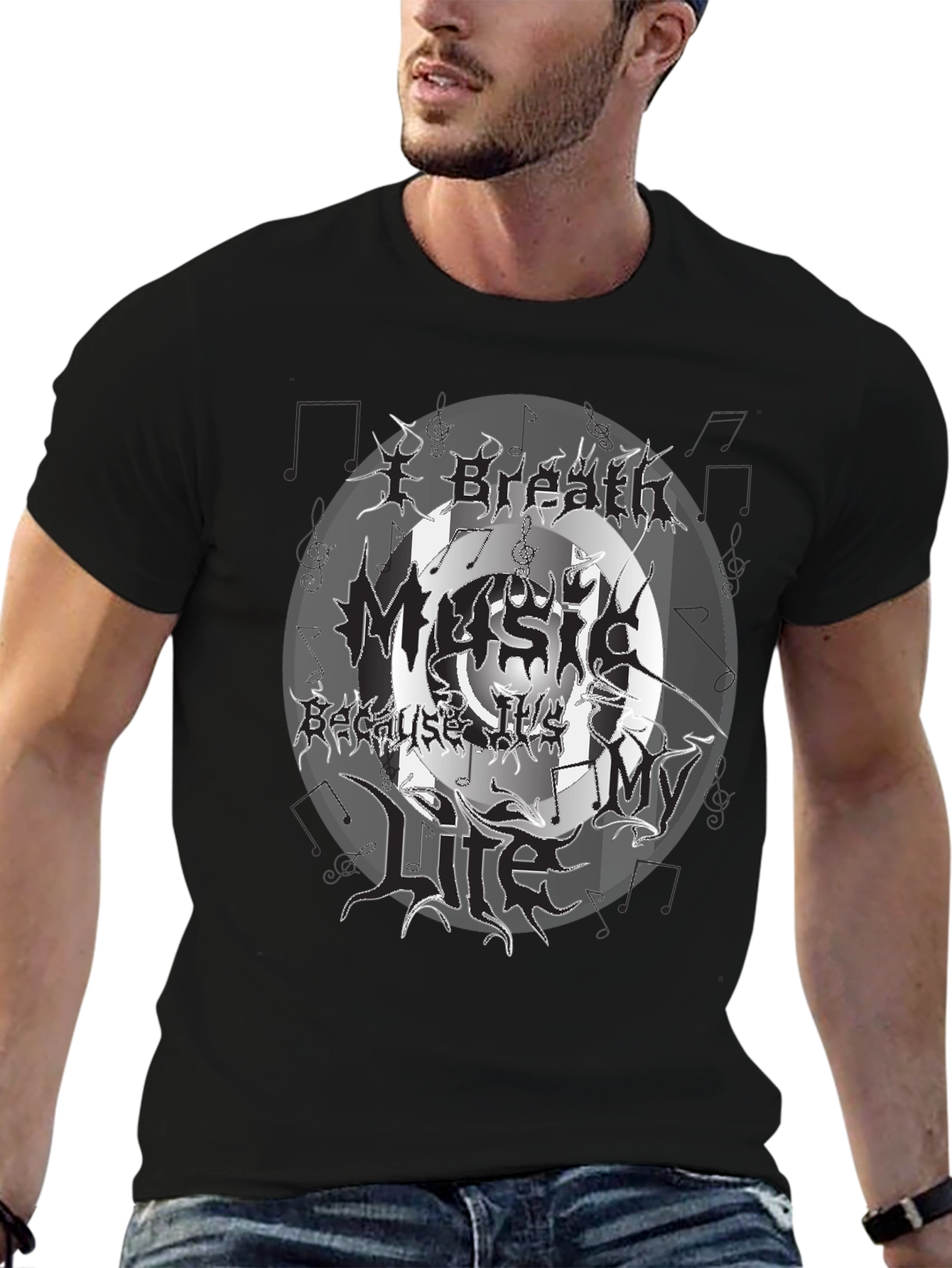 Black Music My Life Graphic Tee