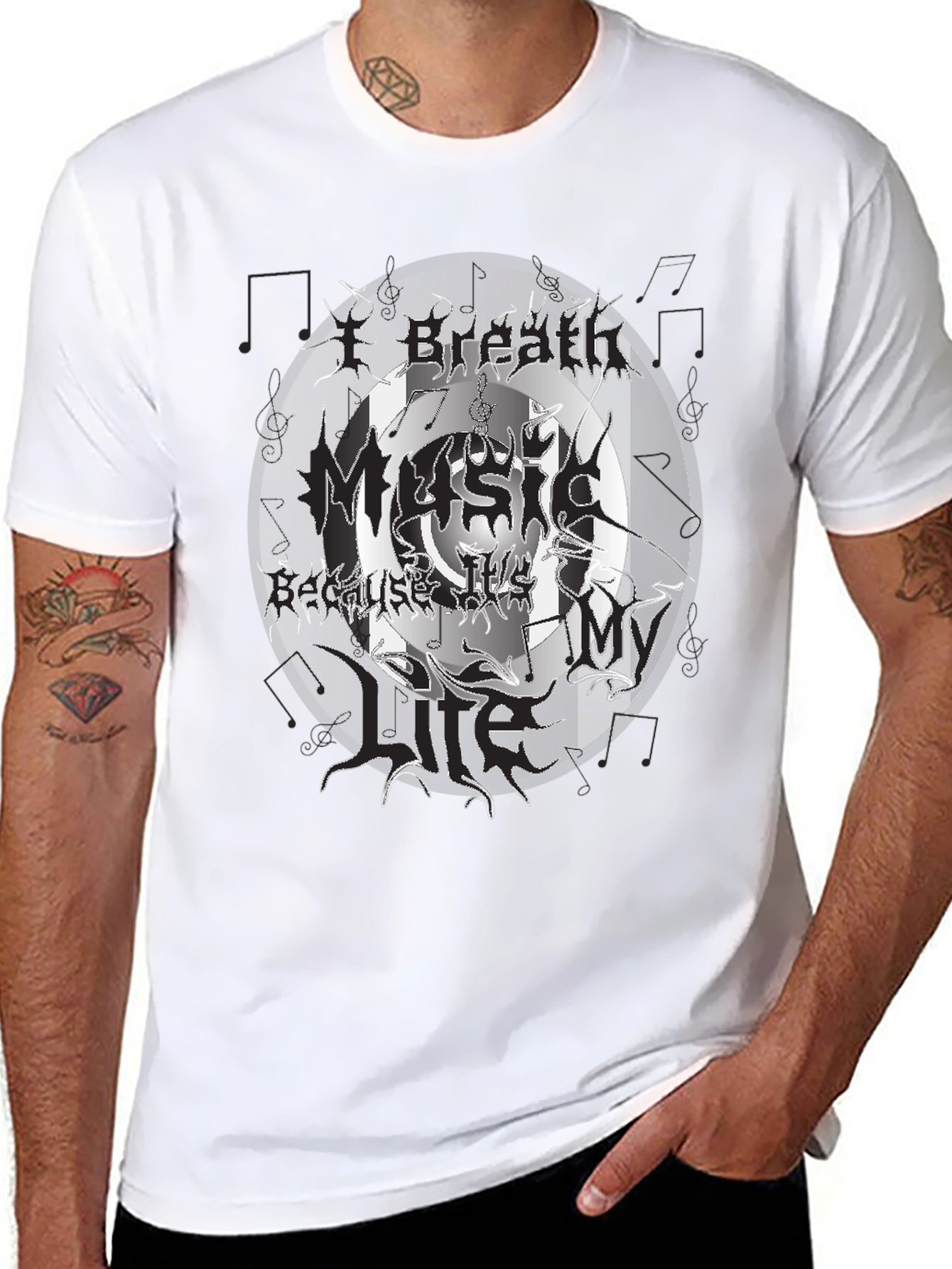Black Music My Life Graphic Tee