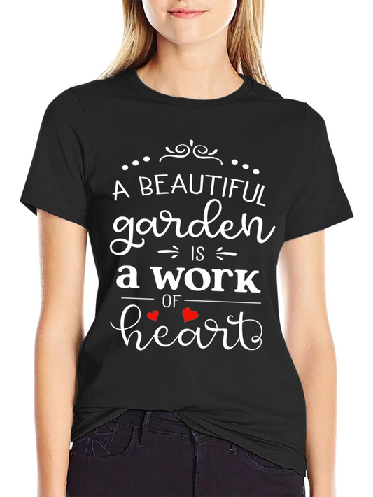 Beautiful Garden Heart T-Shirt - Gardener Gift