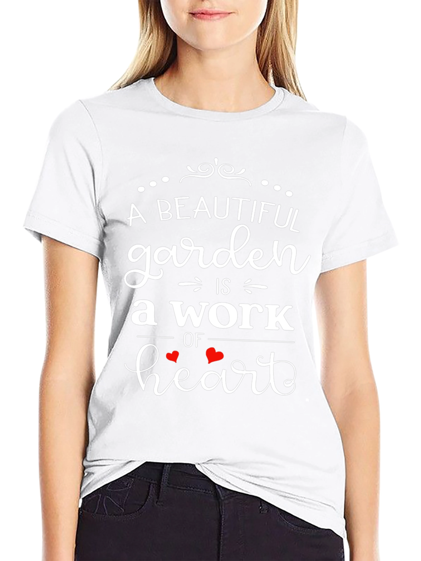 Beautiful Garden Heart T-Shirt - Gardener Gift