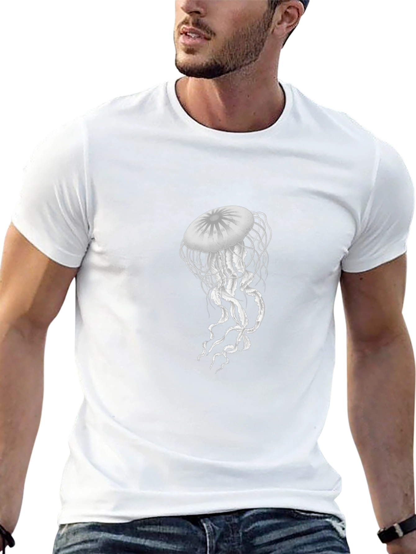 Jellyfish Graphic Black T-Shirt
