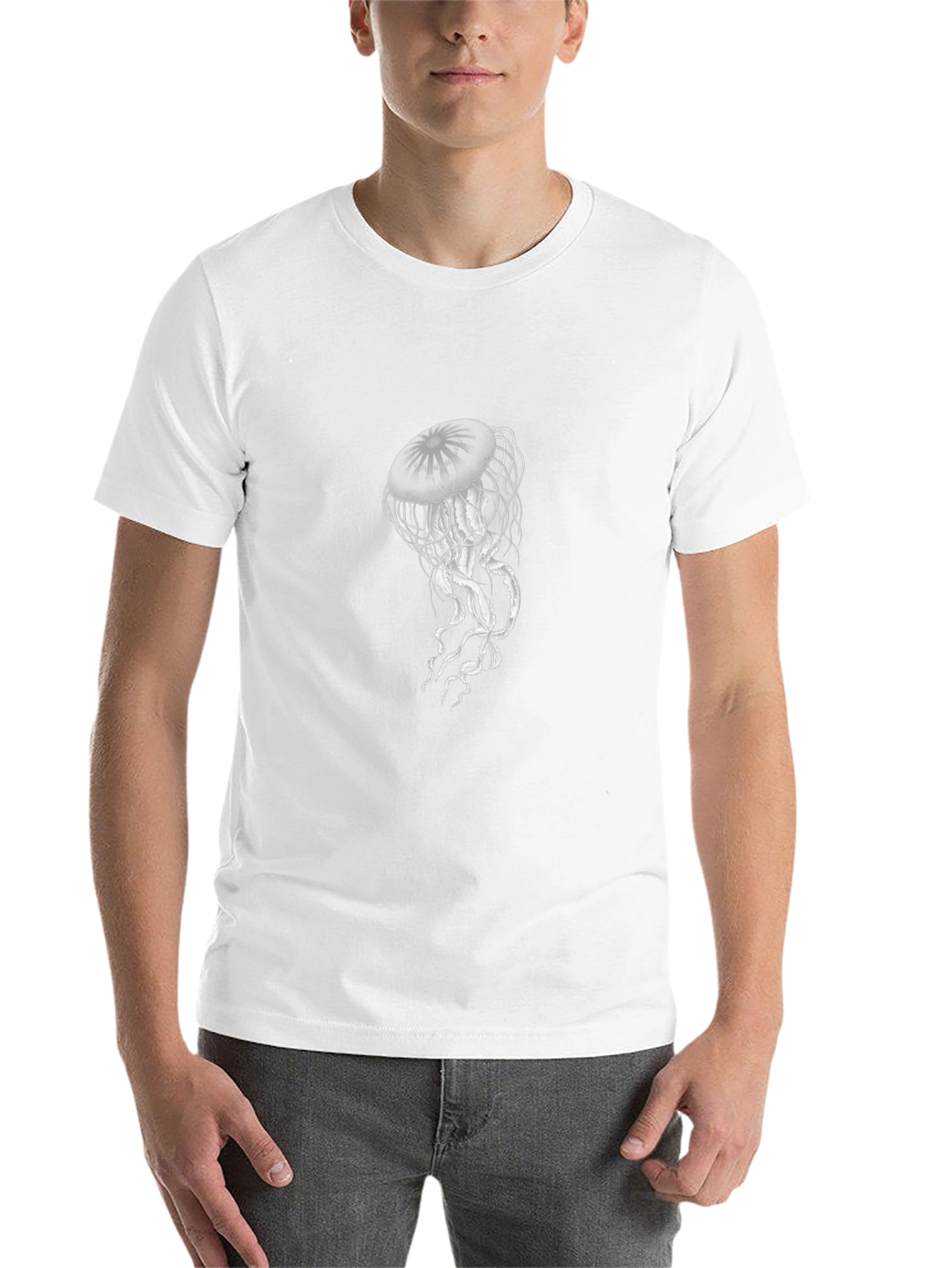 Jellyfish Graphic Black T-Shirt