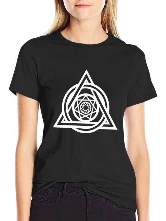 Geometric Triangle Graphic T-Shirt