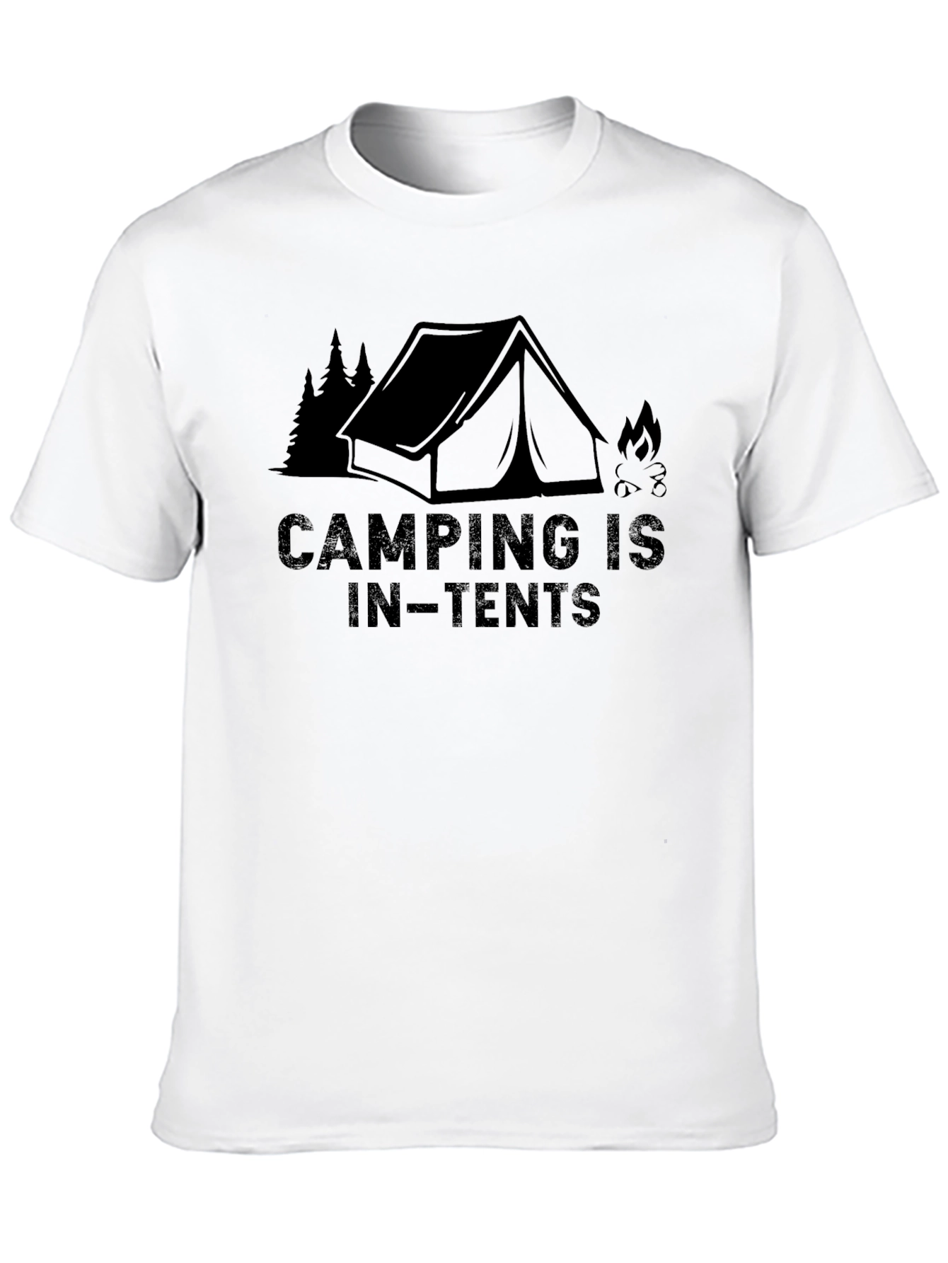 Camping Is In-Tents Graphic Tee