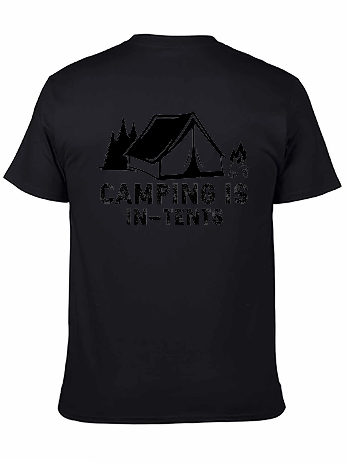 Camping Is In-Tents Graphic Tee