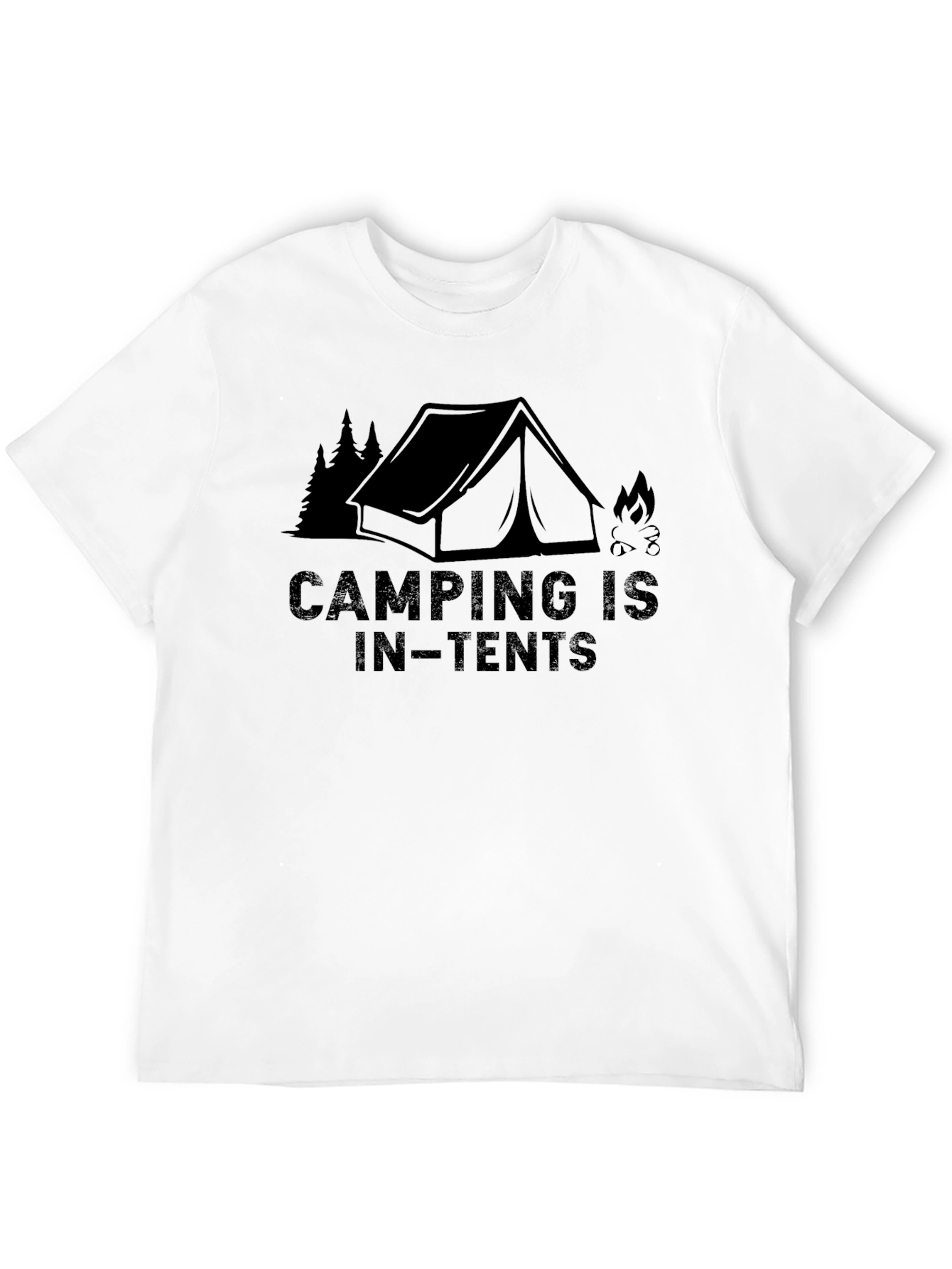 Camping Is In-Tents Graphic Tee