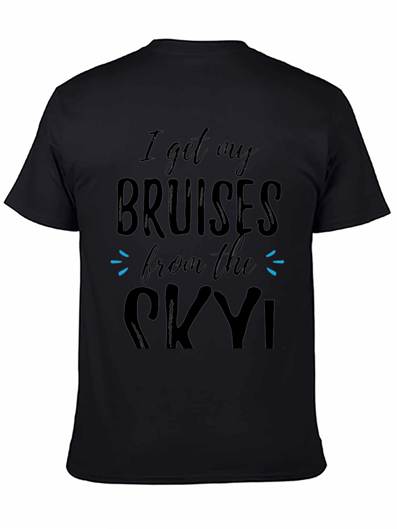 Bruises from the Sky Black T-Shirt