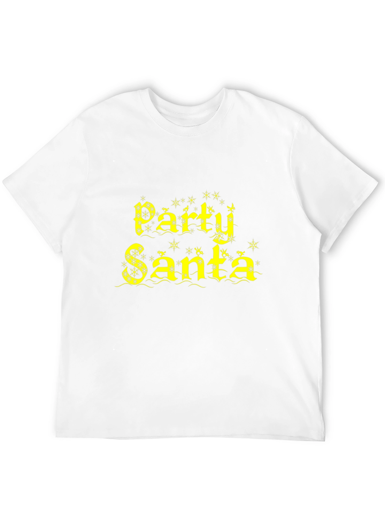 Party Santa Graphic Tee - Festive Holiday Apparel