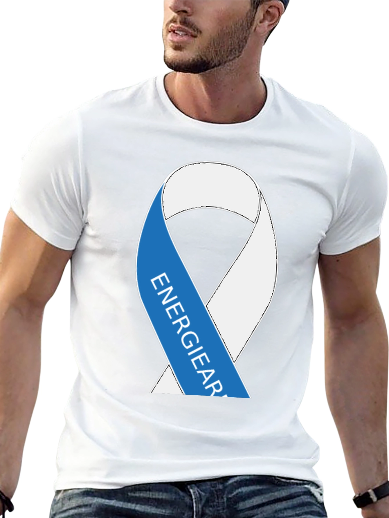 EnergiEarth Ribbon Graphic Tee - Support Awareness