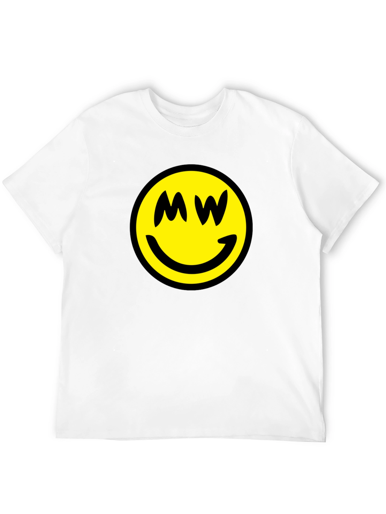 Smiley Face MW Black T-Shirt