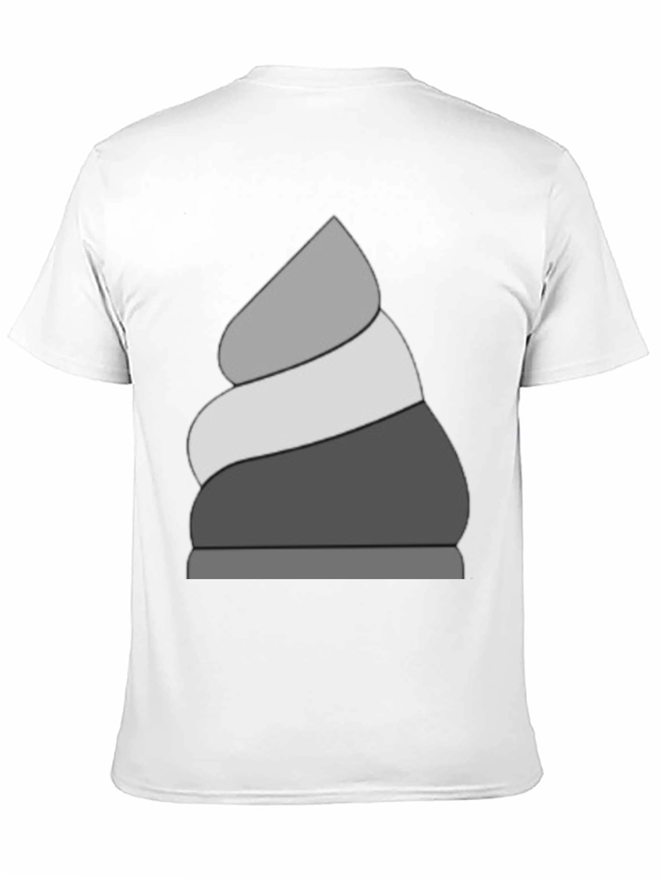 Stylish Black T-Shirt with Ice Cream Design