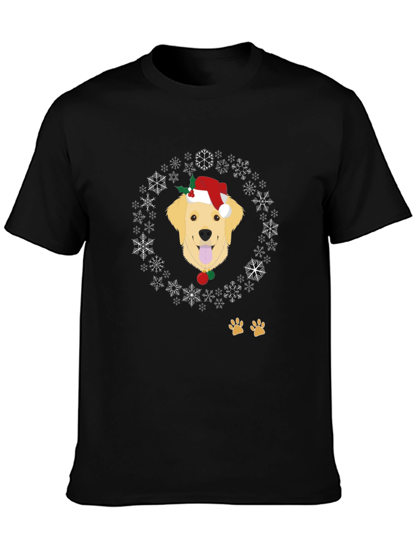 Festive Dog Christmas T-Shirt
