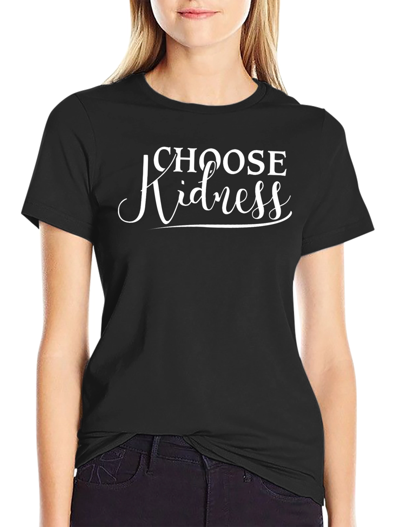 Choose Kindness Black Graphic Tee