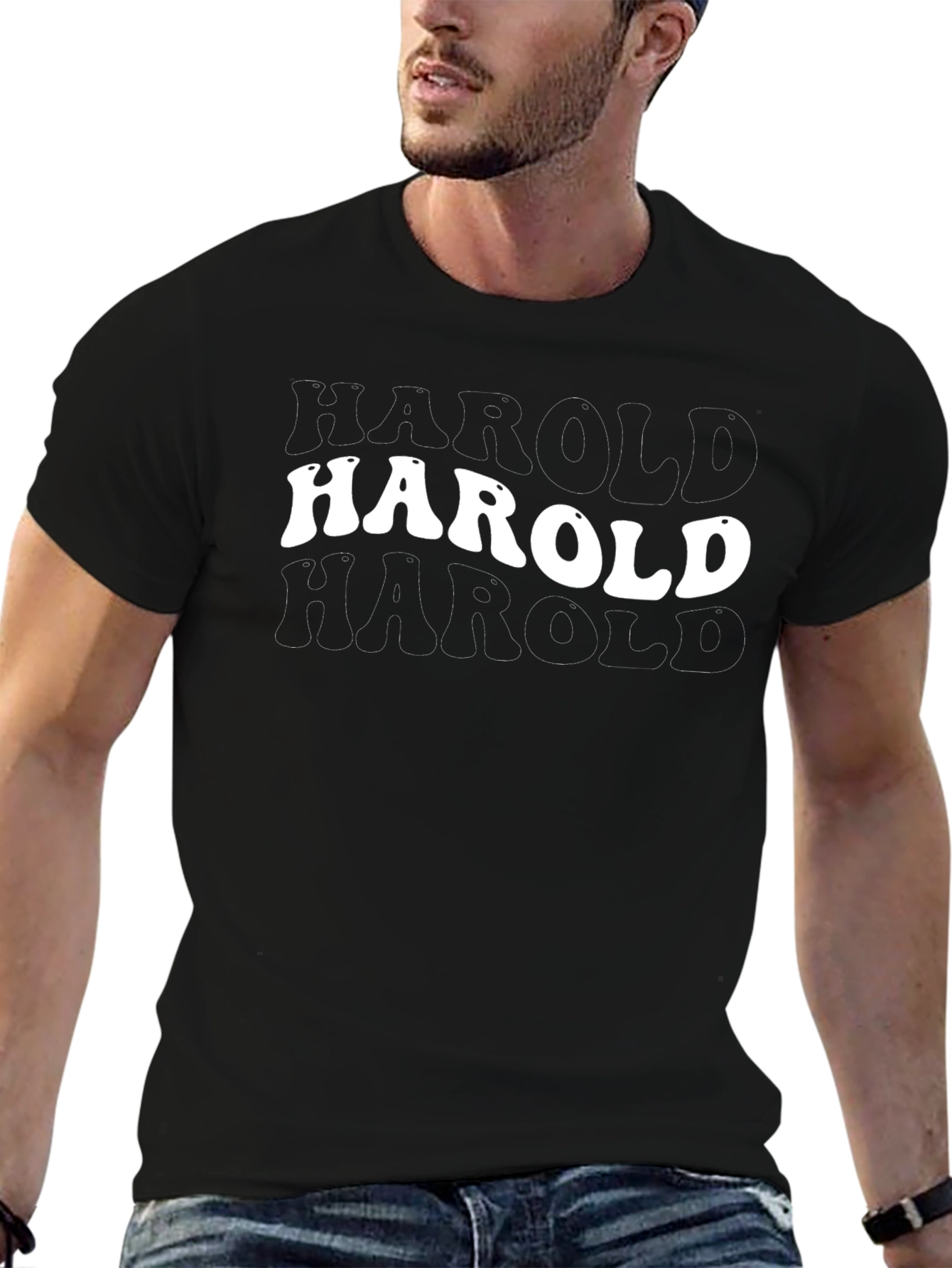 Harold Graphic T-Shirt - Retro Style Tee