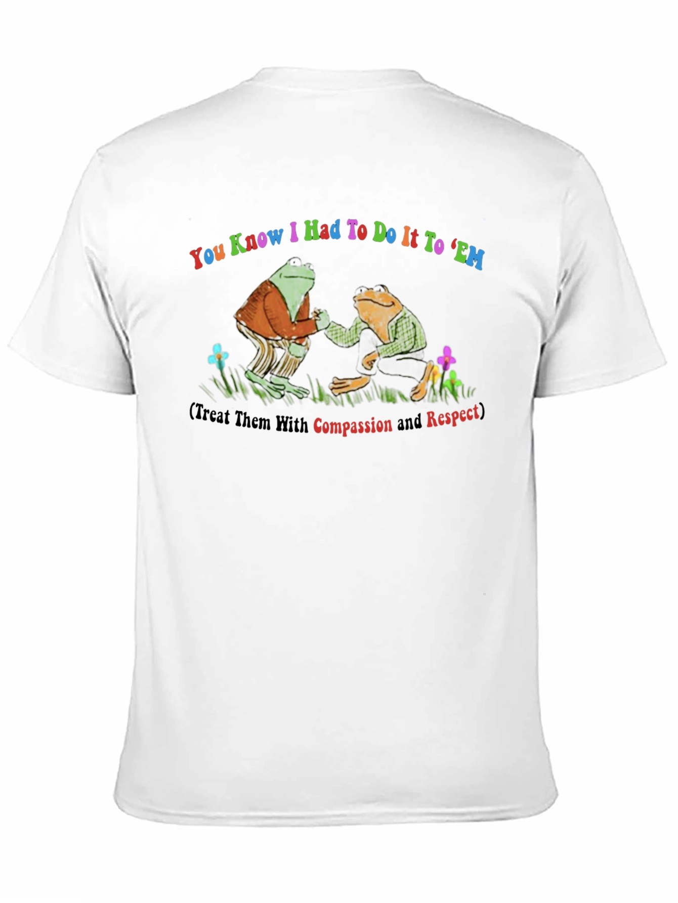 Frog Compassion Black T-Shirt