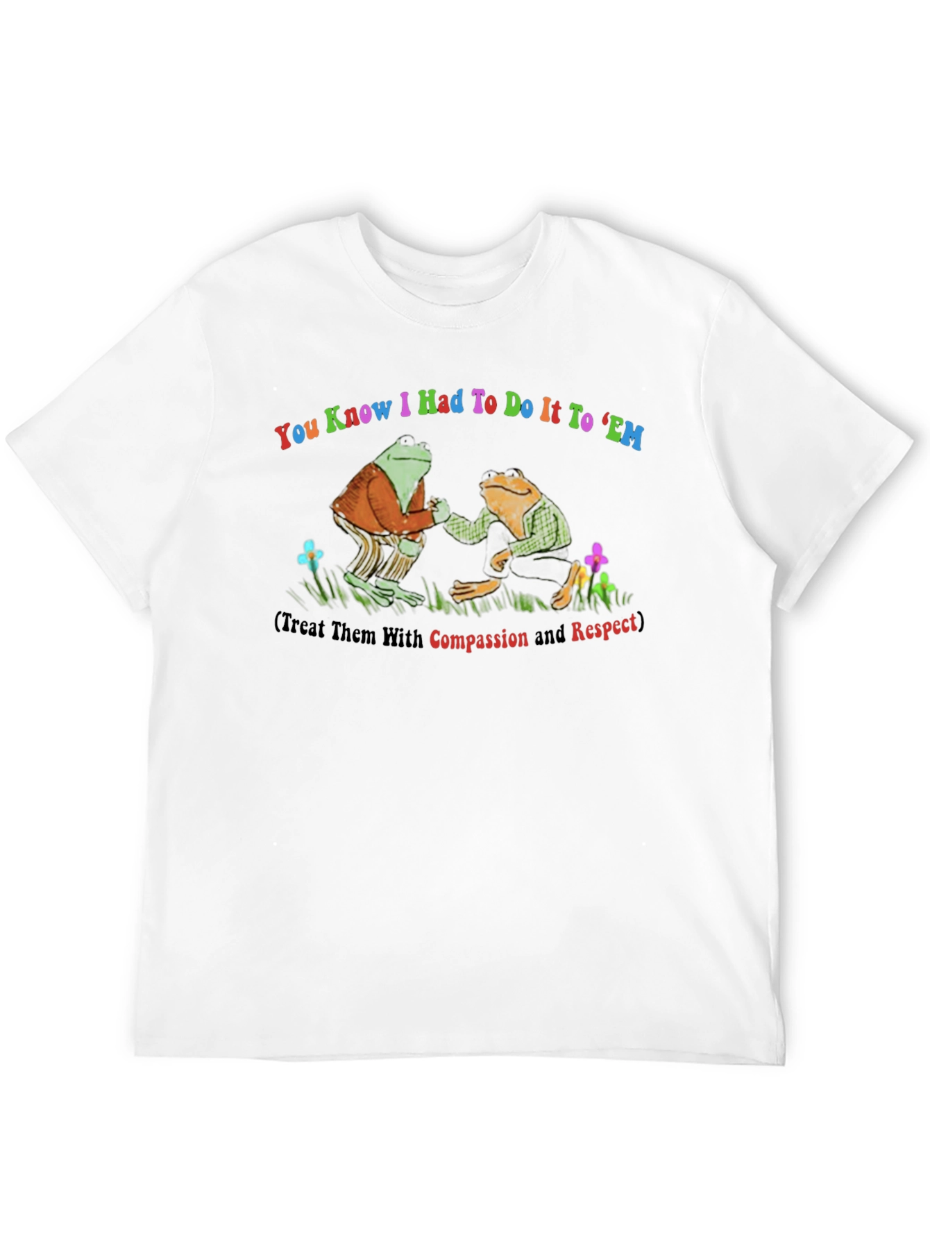 Frog Compassion Black T-Shirt