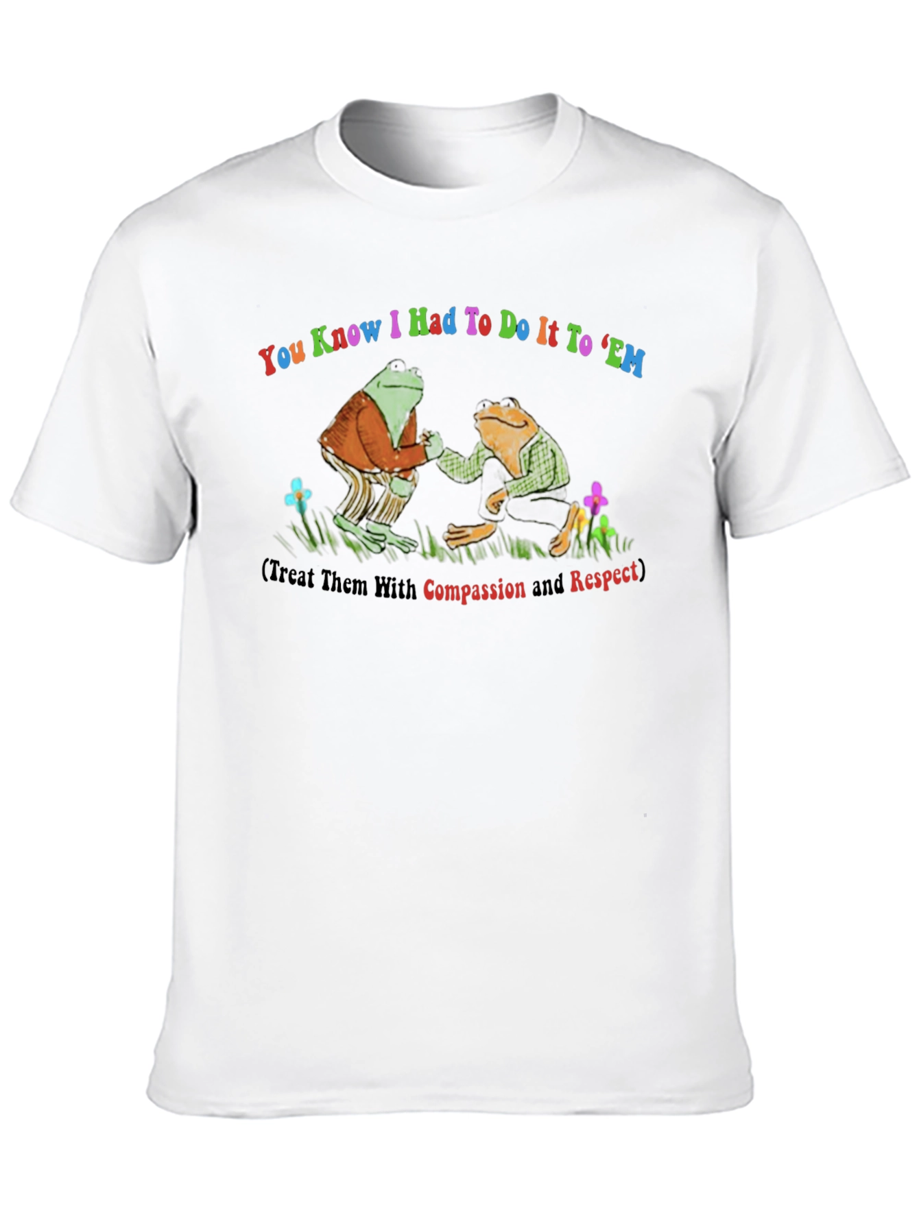 Frog Compassion Black T-Shirt