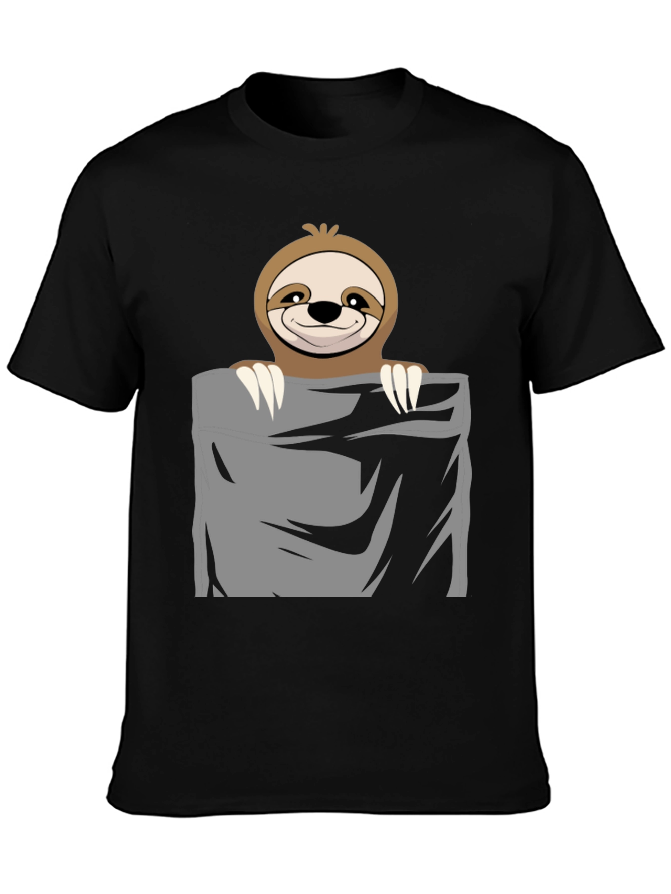 Sloth Pocket T-Shirt - Cute & Funny Animal Tee