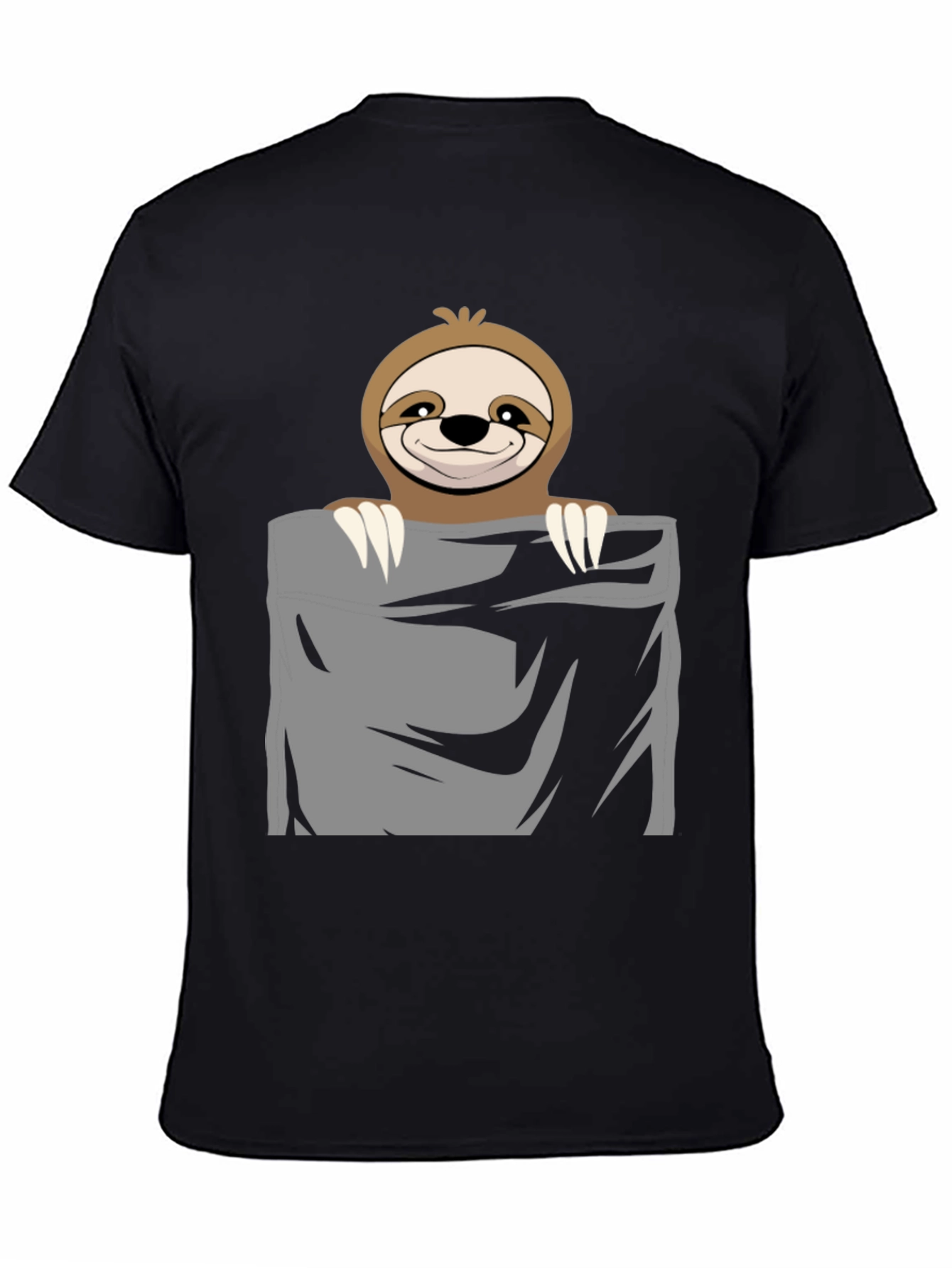 Sloth Pocket T-Shirt - Cute & Funny Animal Tee